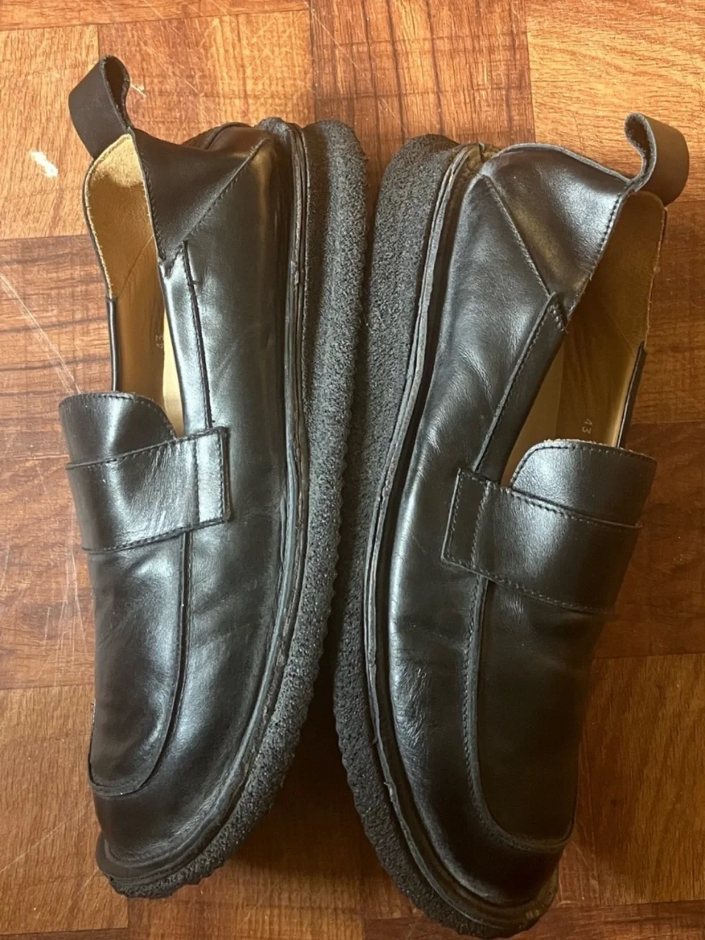 Moma Mens Black Loafer Ar Lux 43